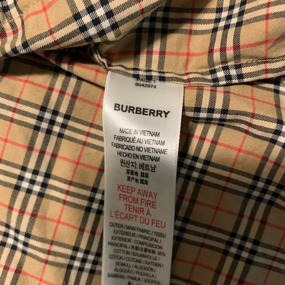 Toddler Burberry Shirt